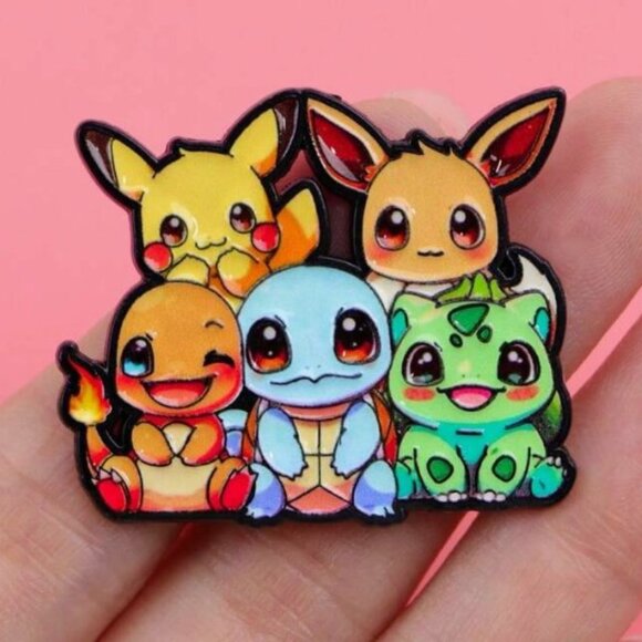 Jewelry - Pokemon‎ Friends Enamel Pin Brooch (BRAND-NEW & SO CUTE!)